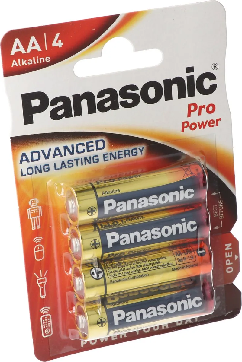 Panasonic AA Pro Power Batterijen - 4 Stuks