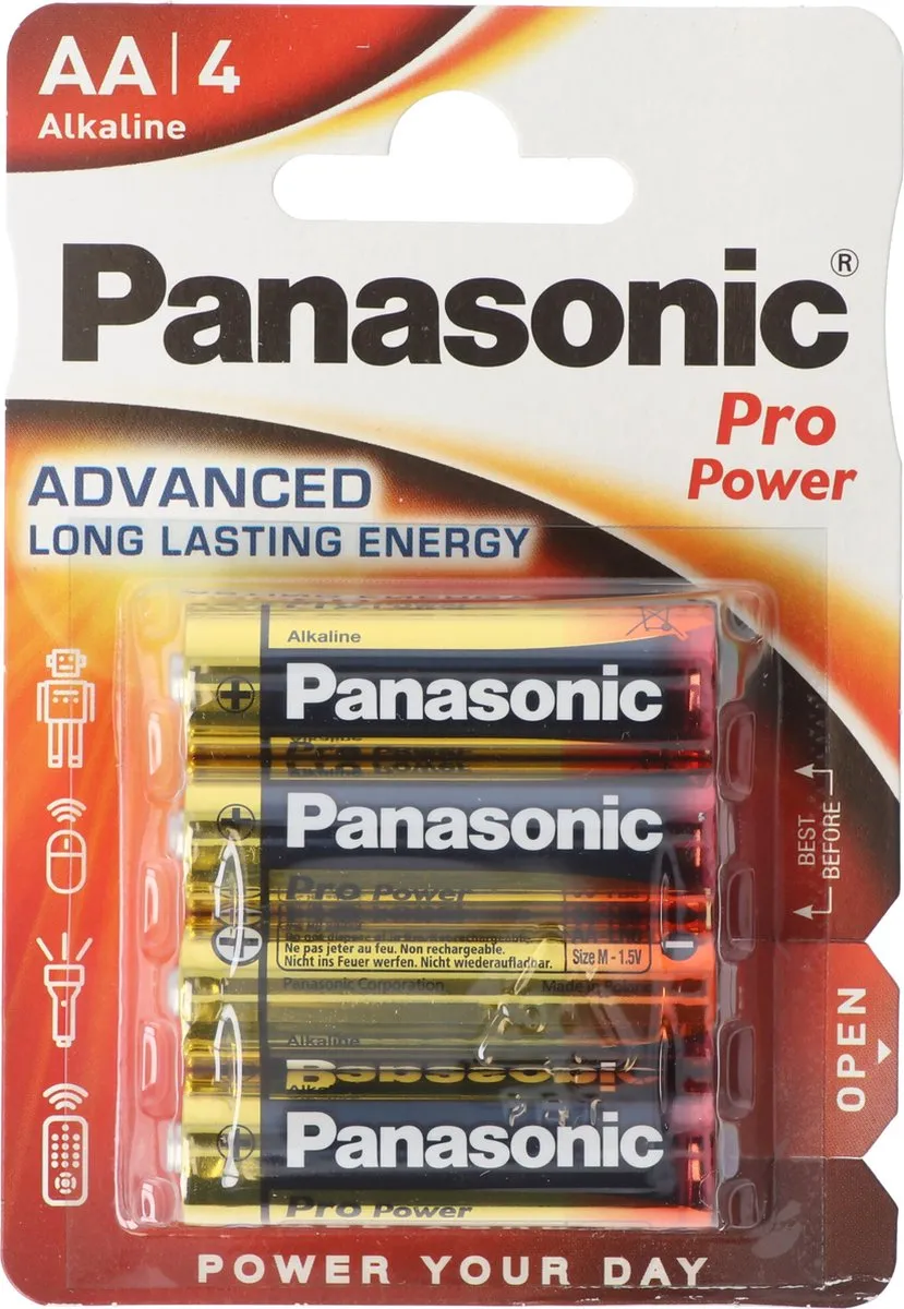 Panasonic AA Pro Power Batterijen - 4 Stuks