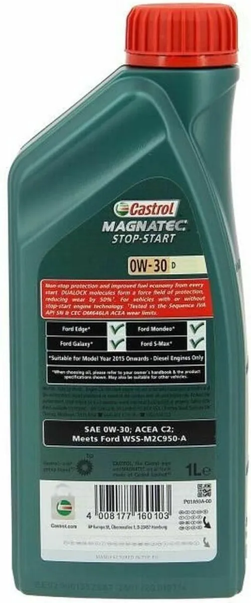 Castrol Magnatec 0W-30 D Motorolie 1L - Ford