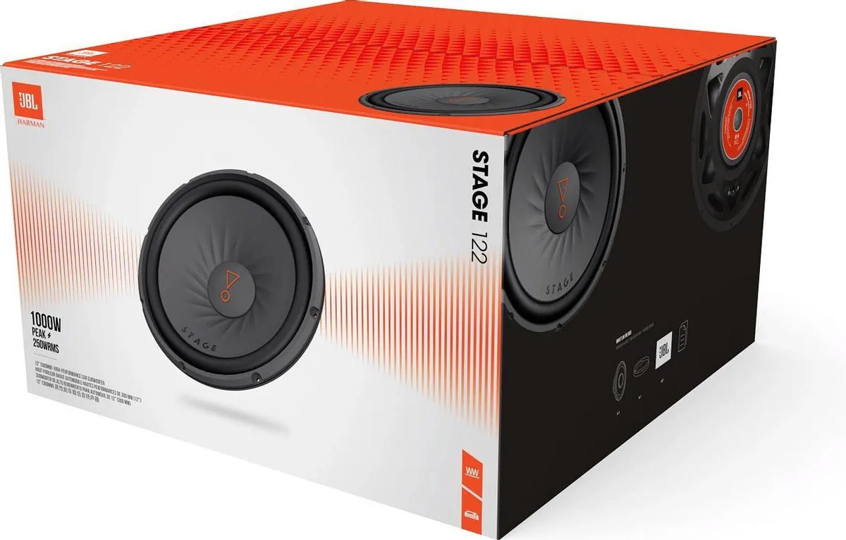 JBL Stage 122 Subwoofer 12" - 1000W - Zwart