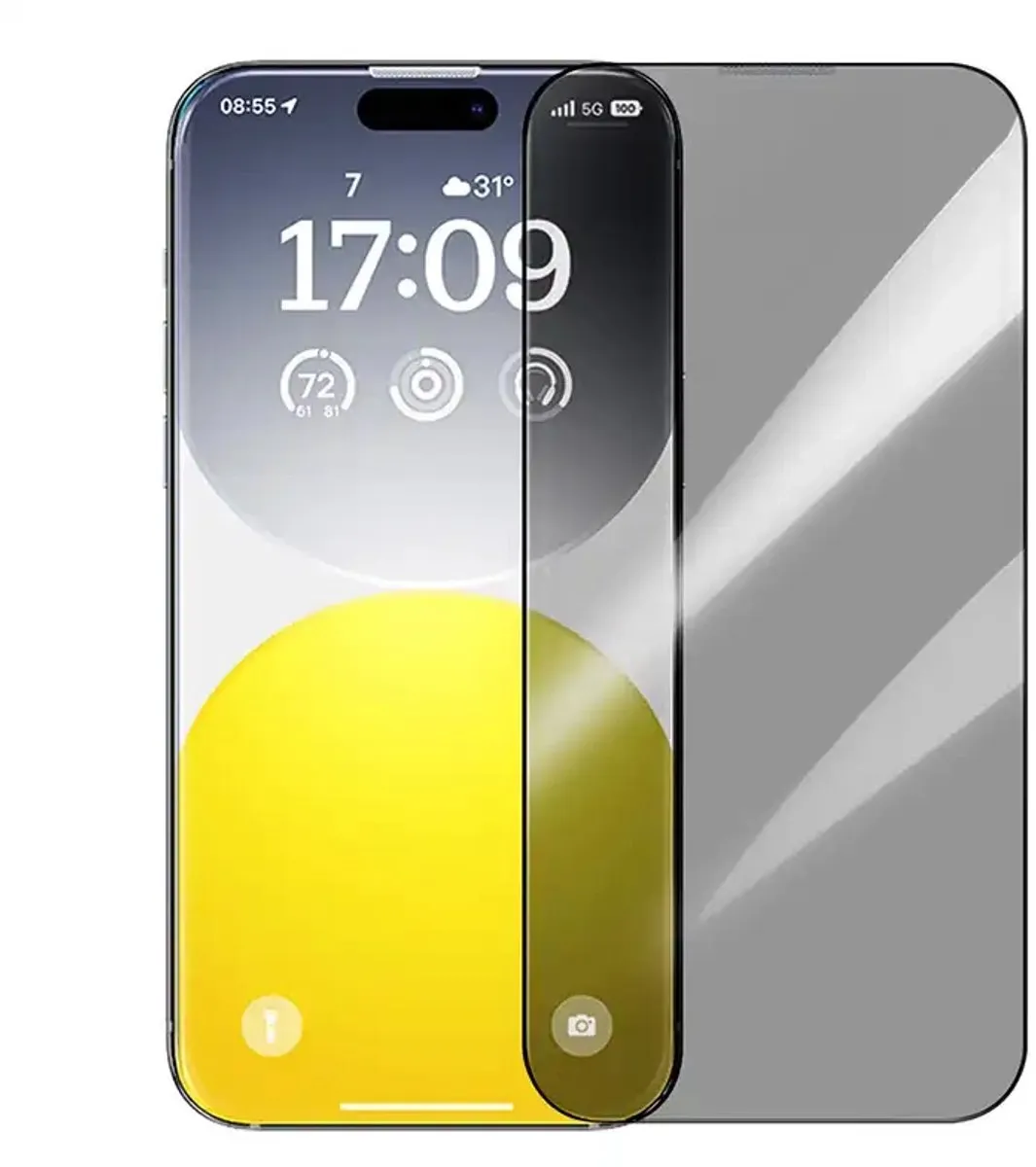 Baseus Diamond iPhone 15 Plus Privacy Glas - afbeelding 3 van 6