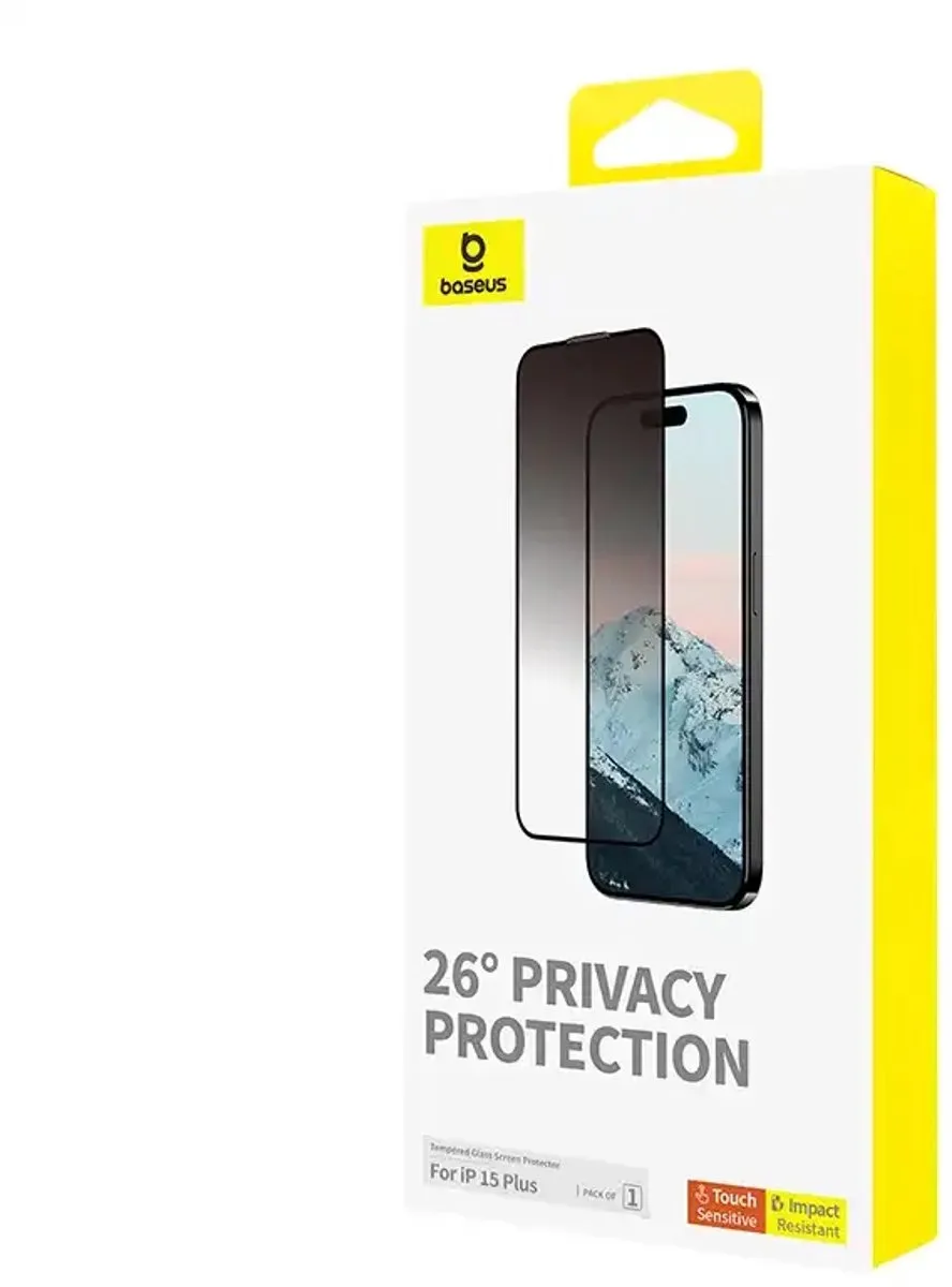 Baseus Diamond iPhone 15 Plus Privacy Glas - afbeelding 4 van 6