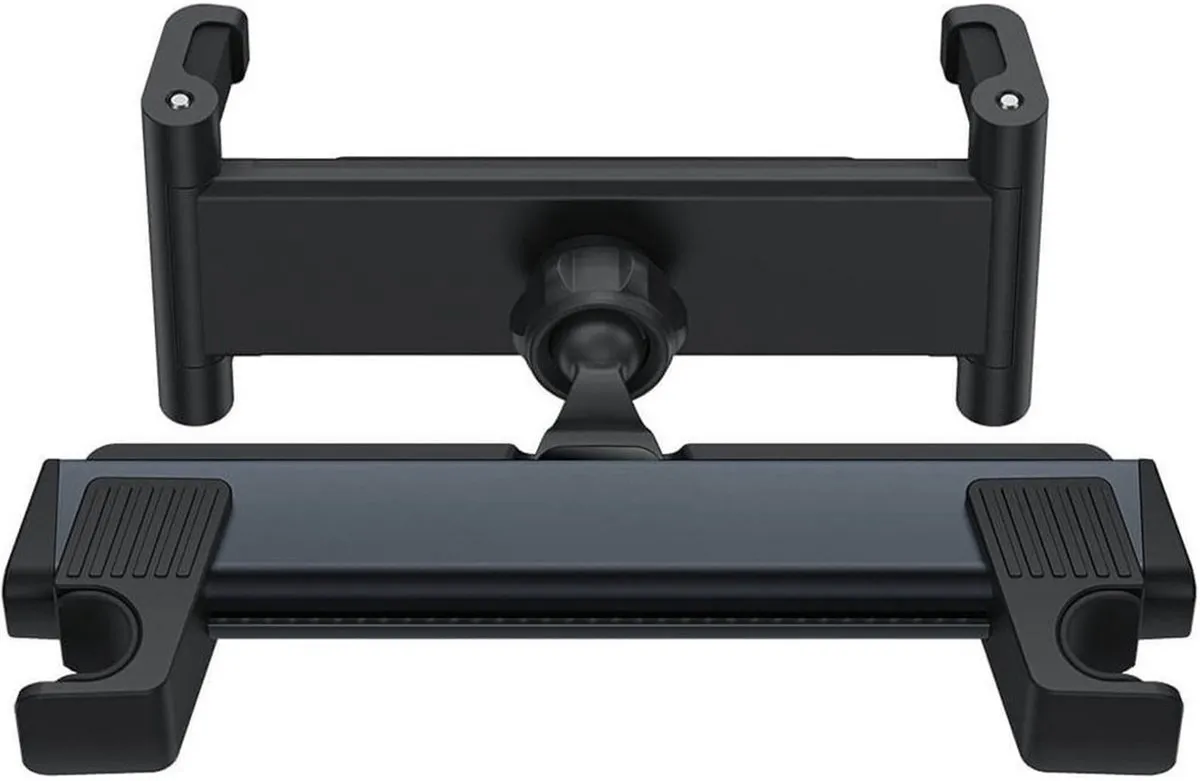 Baseus Autohouder Smartphone/Tablet - Hoofdsteunbevestiging - 12 Inch - Zwart