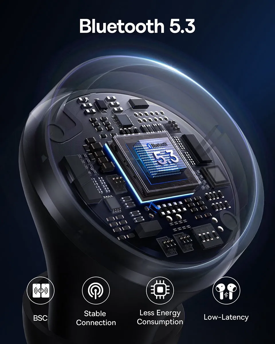 Baseus Bowie E18 TWS Headset - Bluetooth 5.3 - Zwart