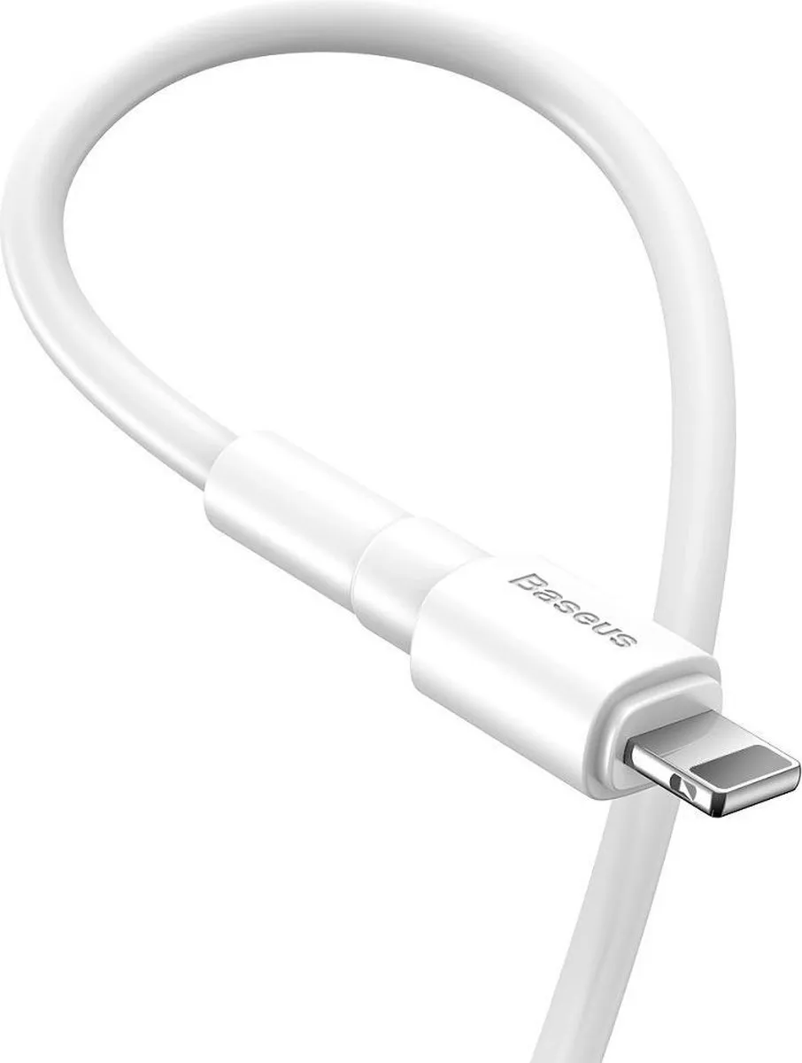 Baseus Lightning USB-kabel voor iPhone/iPad - Wit