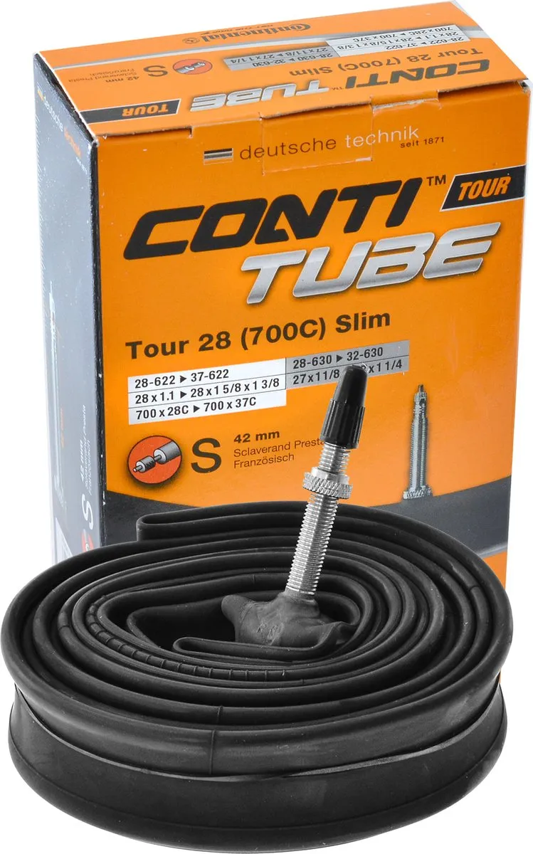 Continental Tour Slim Binnenband 28" 42mm - Frans Ventiel