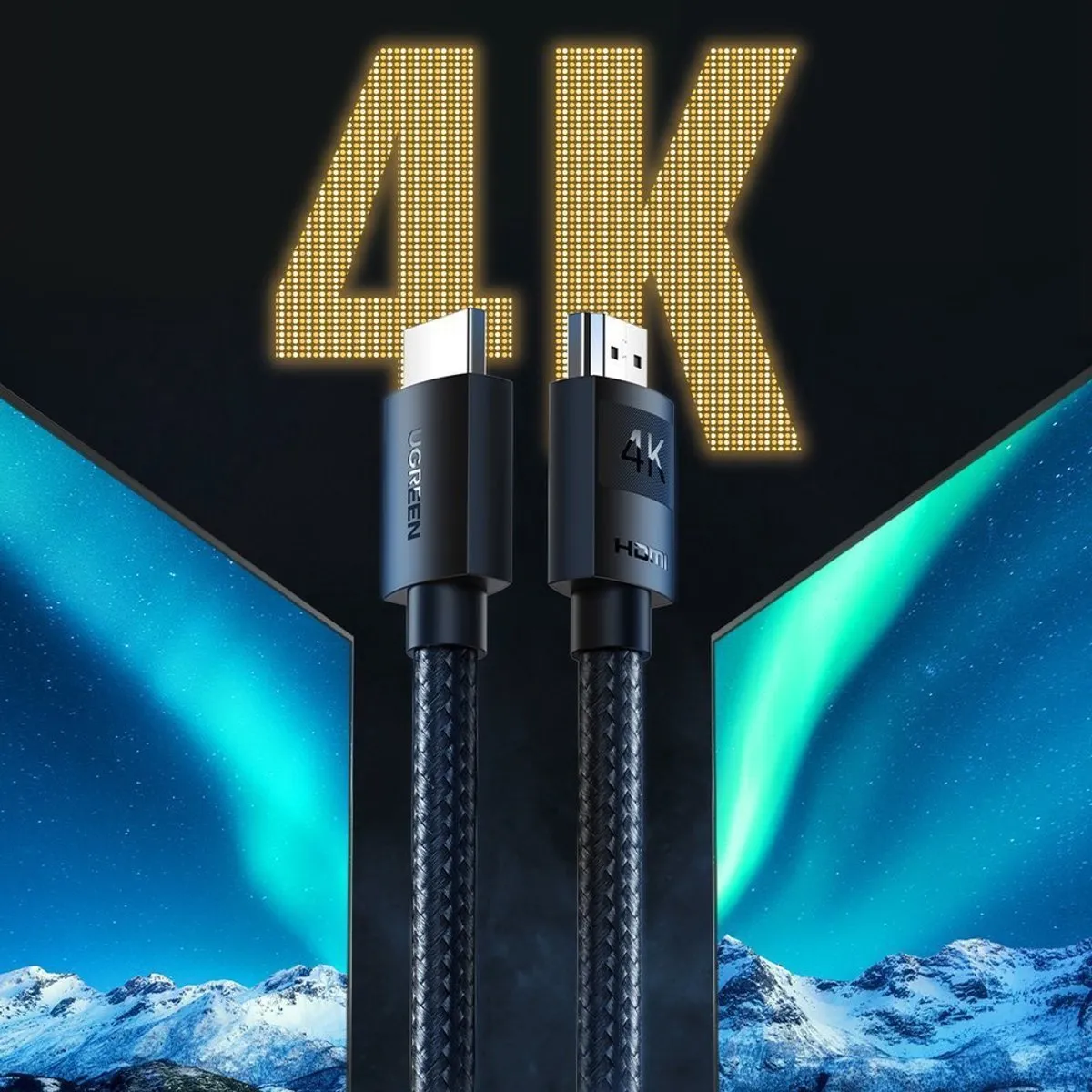 Ugreen HDMI 2.0 Videokabel 4K 1m - Robuust Gevlochten