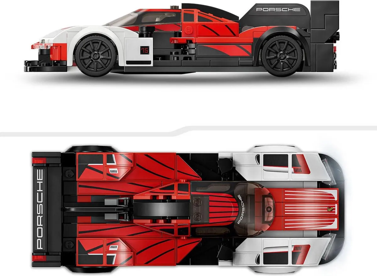 LEGO Speed Champions Porsche 963 76916 - 280 Stukken - Rood/Zwart - afbeelding 5 van 6