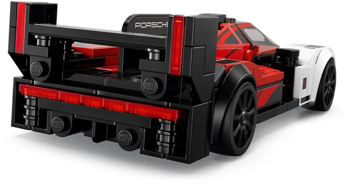 LEGO Speed Champions Porsche 963 76916 - 280 Stukken - Rood/Zwart - afbeelding 3 van 6