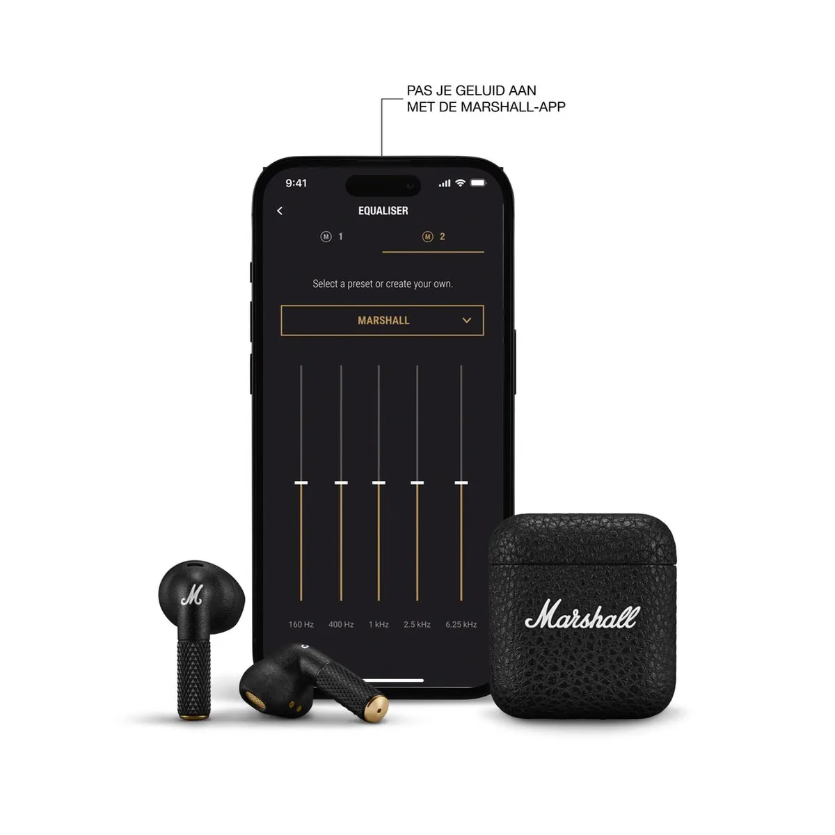 Marshall Minor IV True Wireless Oordopjes - Zwart