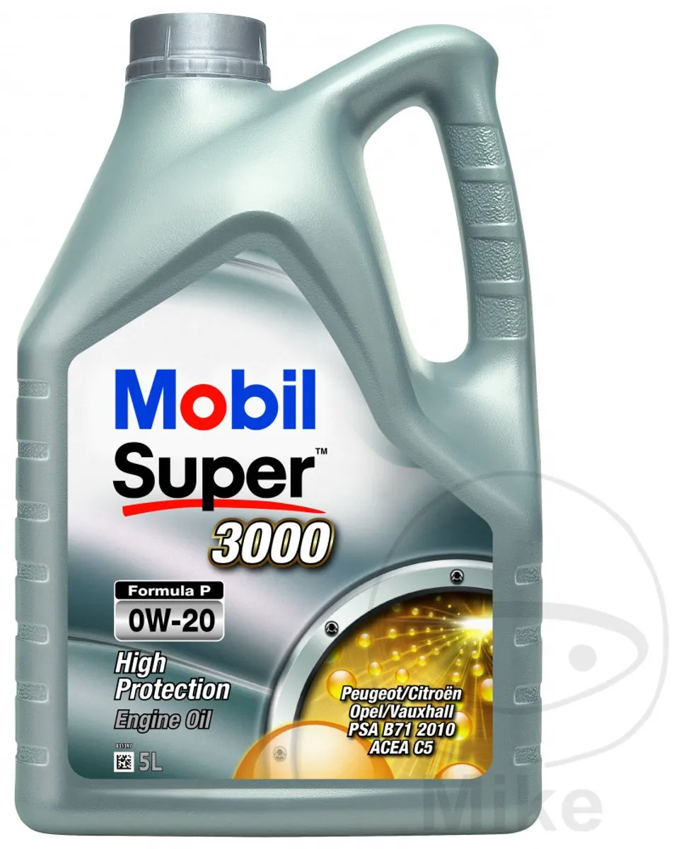 Mobil Super 3000 Formula V 0W20 Motorolie 5L