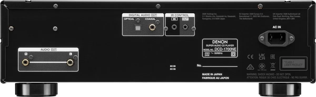 Denon DCD-1700NE CD/SACD-speler - Zwart