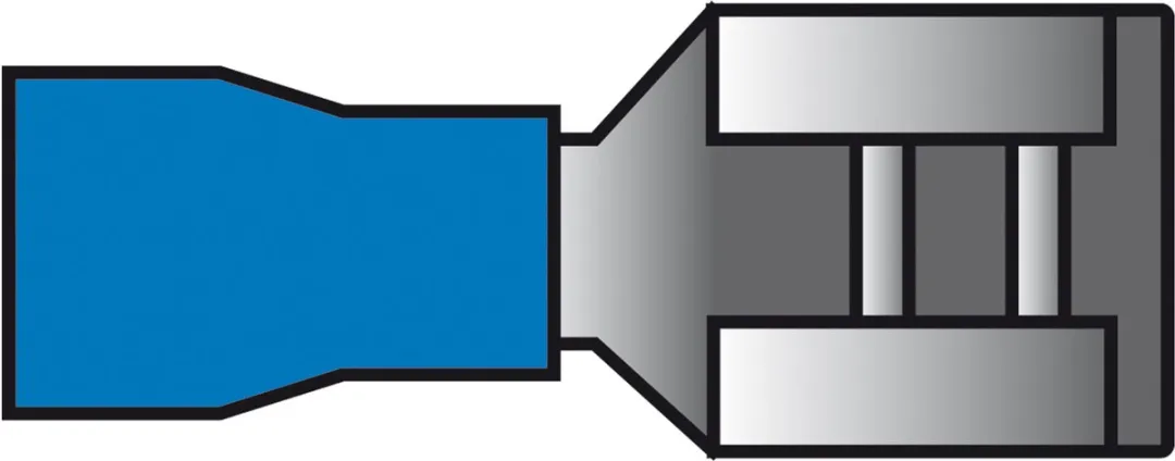 Carpoint Kabelverbinders Blauw - 10 Stuks