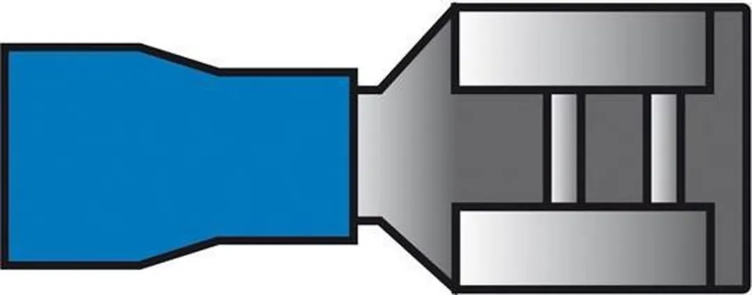 Carpoint Kabelverbinders Blauw - 10 Stuks