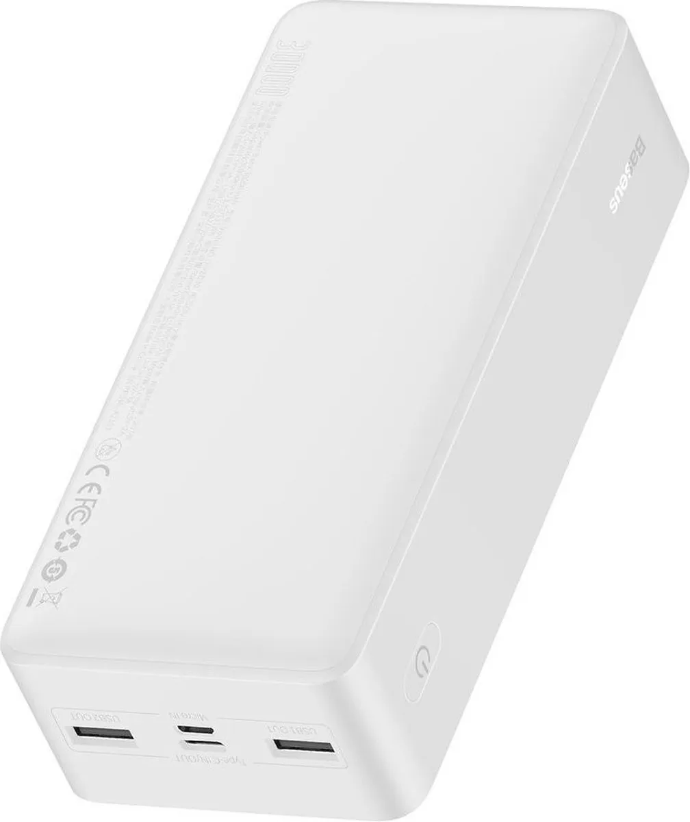 Baseus Bipow 30000mAh Powerbank PPBD050202 - 15W Wit