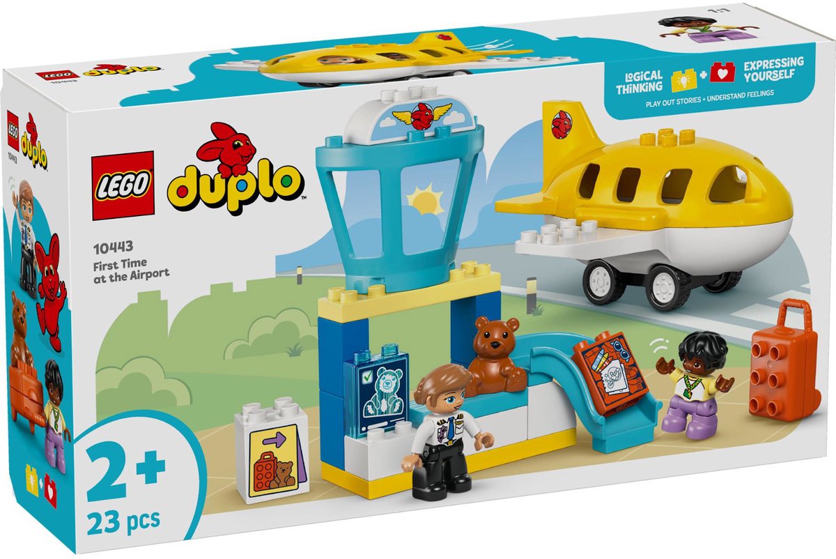 LEGO® DUPLO® Stad Voor het Eerst op het Vliegveld - 10443