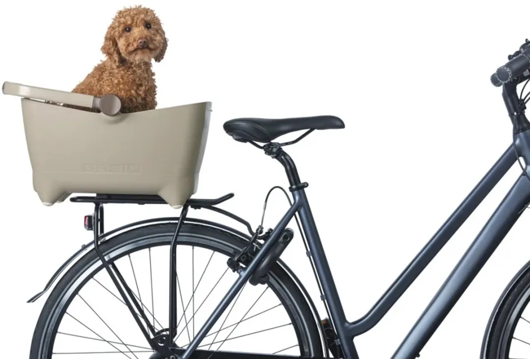 Basil Buddy Hondenfietsmand MIK - 32L - Bruin