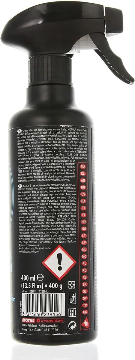 Motul Bandenreiniger MTL102998 400ml - Zwart