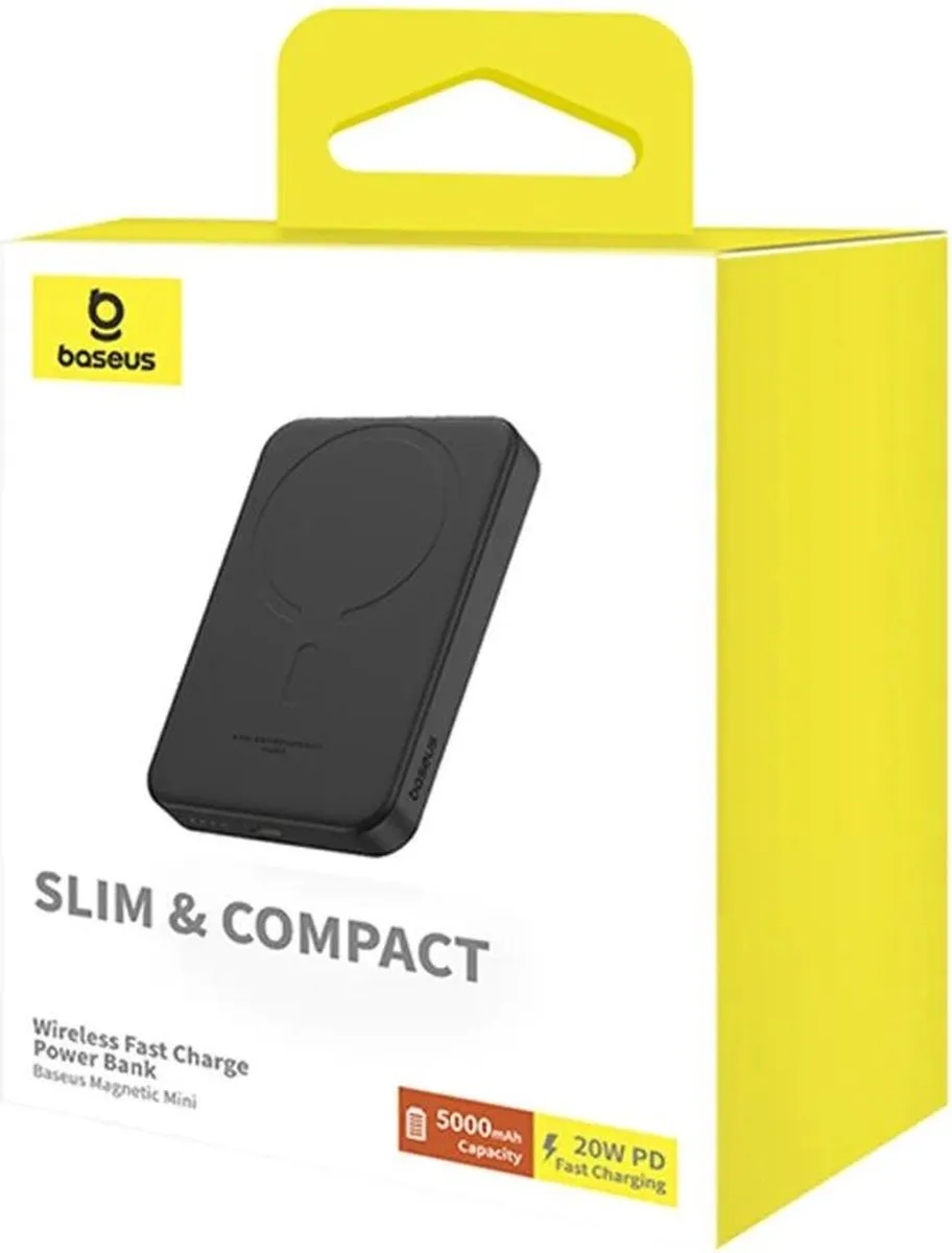 Baseus Mini Powerbank 5000mAh - 20W USB-C - Zwart