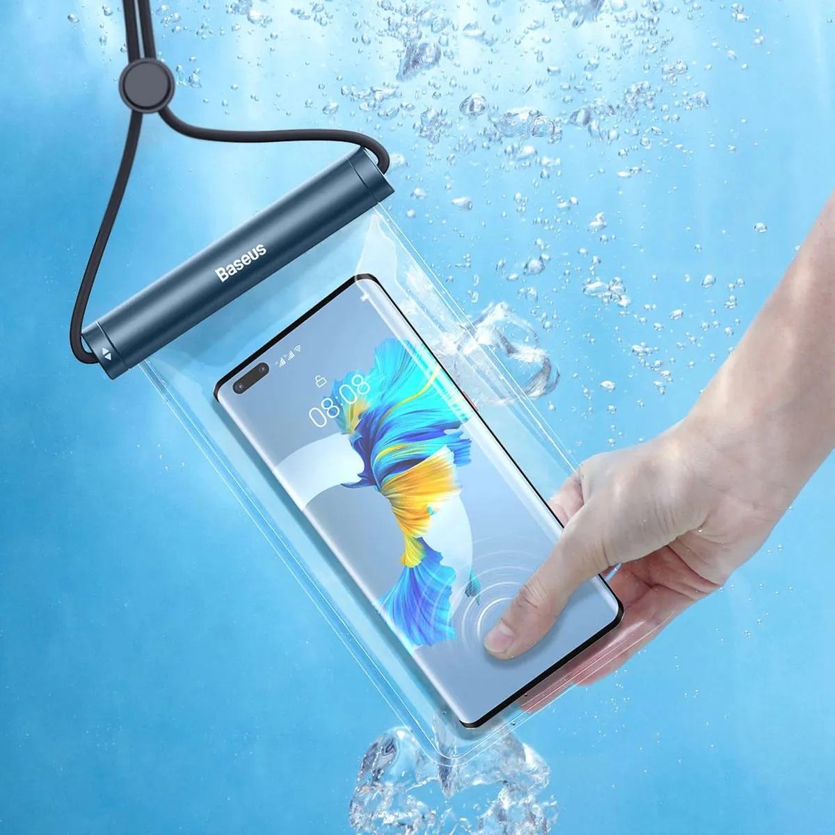 Baseus AquaGlide BS-PC030 Koffer - Waterdicht IPX8 - Blauw