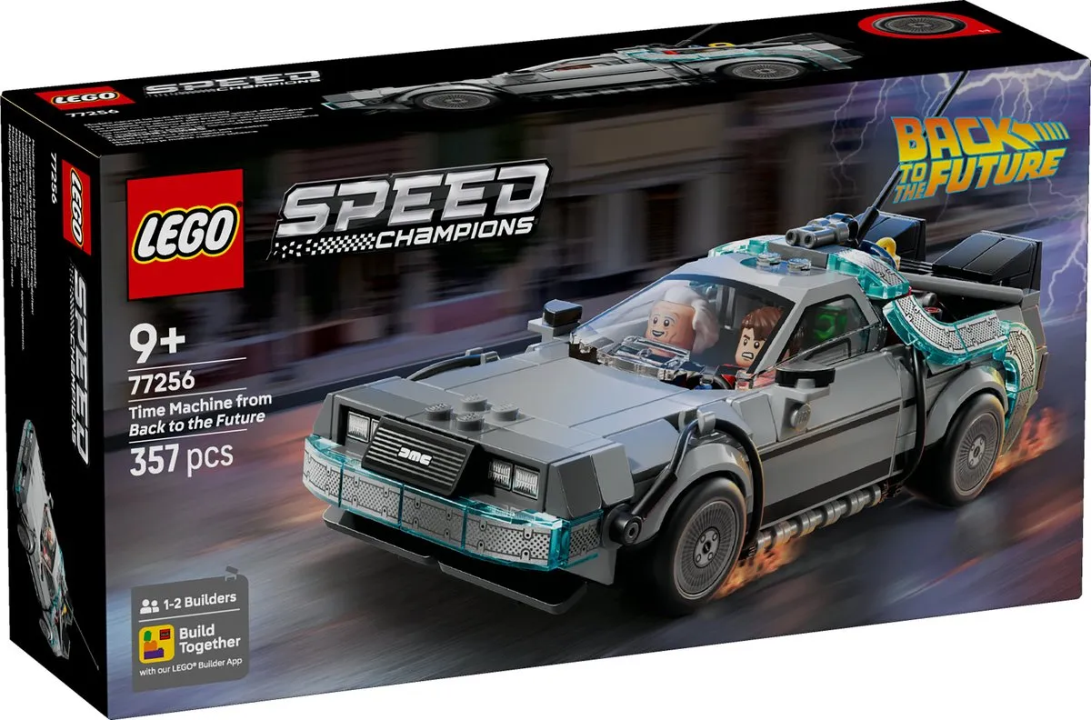LEGO Speed Champions Tijdmachine 77256 - 357 Stukken - 2 Minifiguren