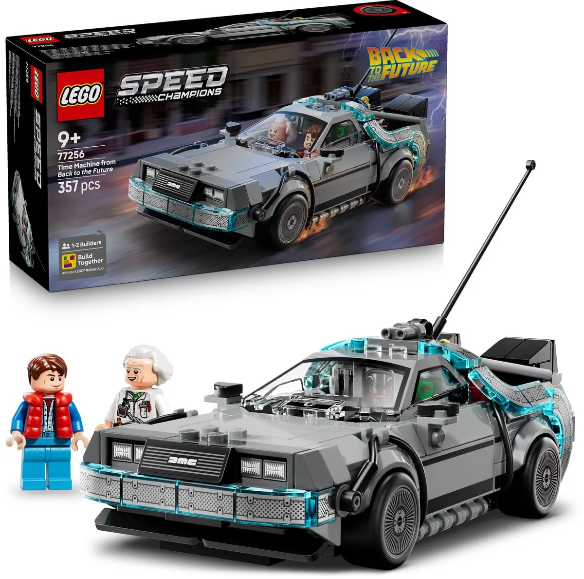 LEGO Speed Champions Tijdmachine 77256 - 357 Stukken - 2 Minifiguren