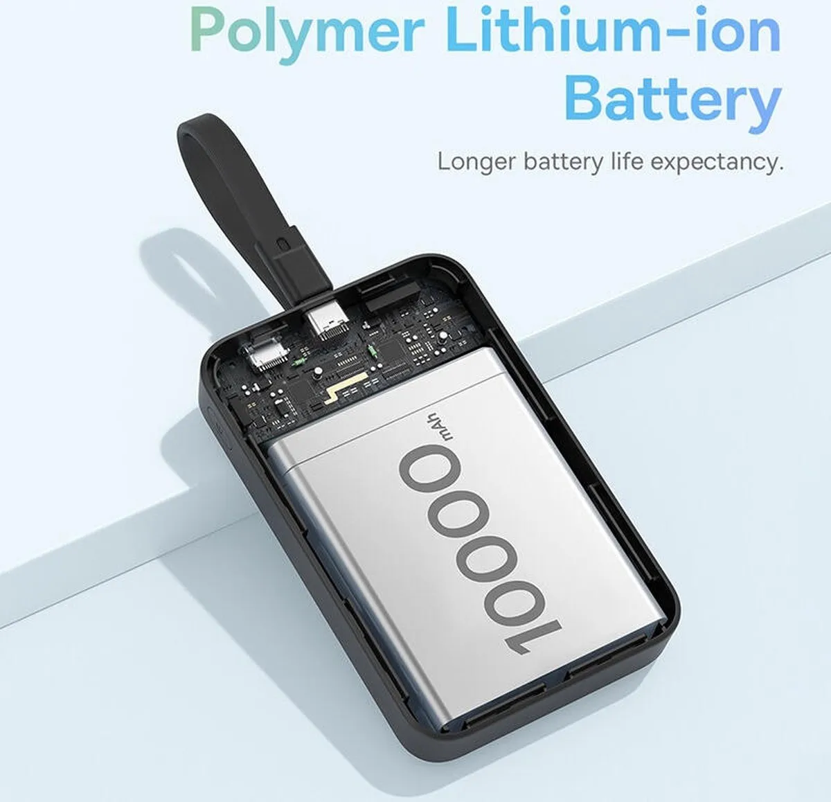 Baseus 10000mAh Powerbank - 20W Fast Charge - MagSafe - Zwart