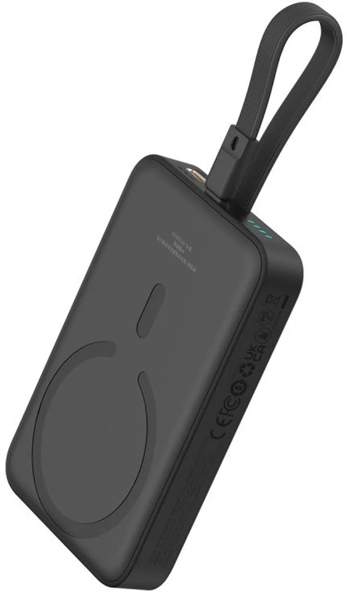 Baseus 10000mAh Powerbank - 20W Fast Charge - MagSafe - Zwart