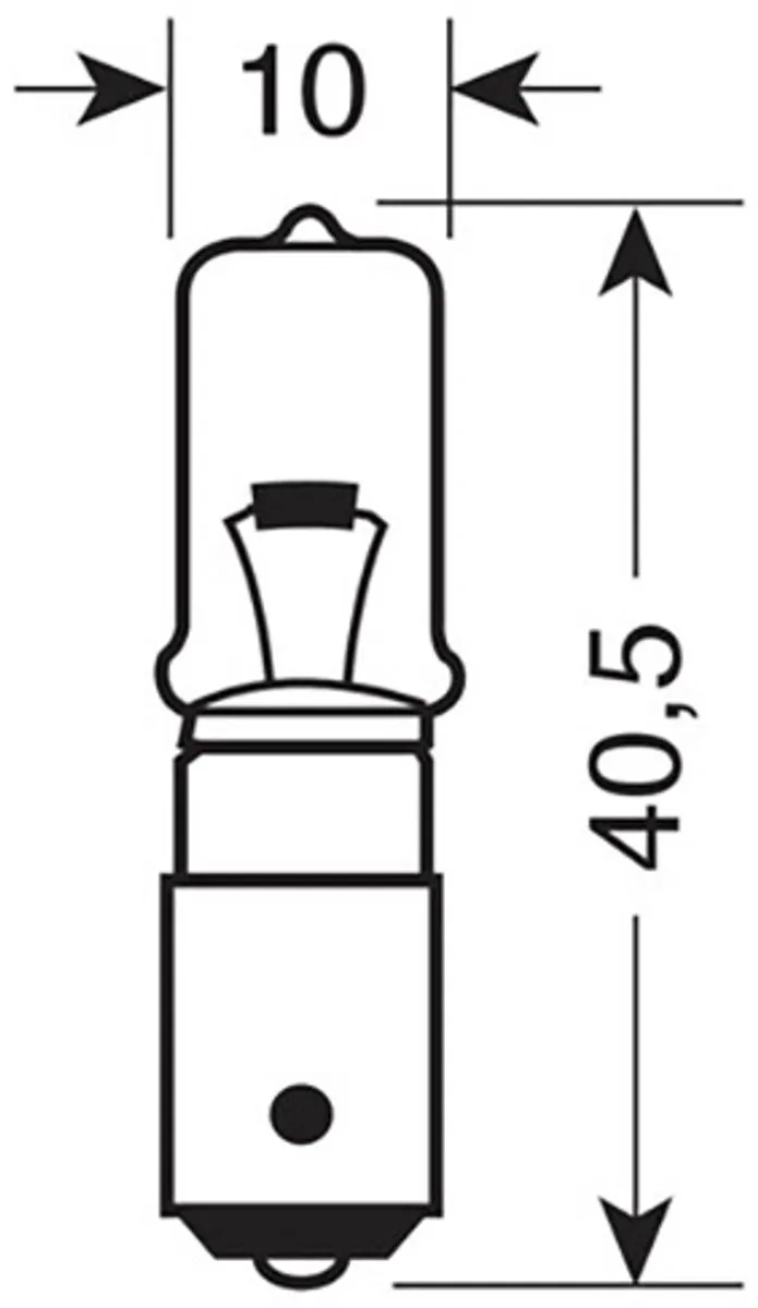 Lampa Halogeen Micro Lamp HY21W BAY9s - 2 Stuks - Amber - afbeelding 6 van 6
