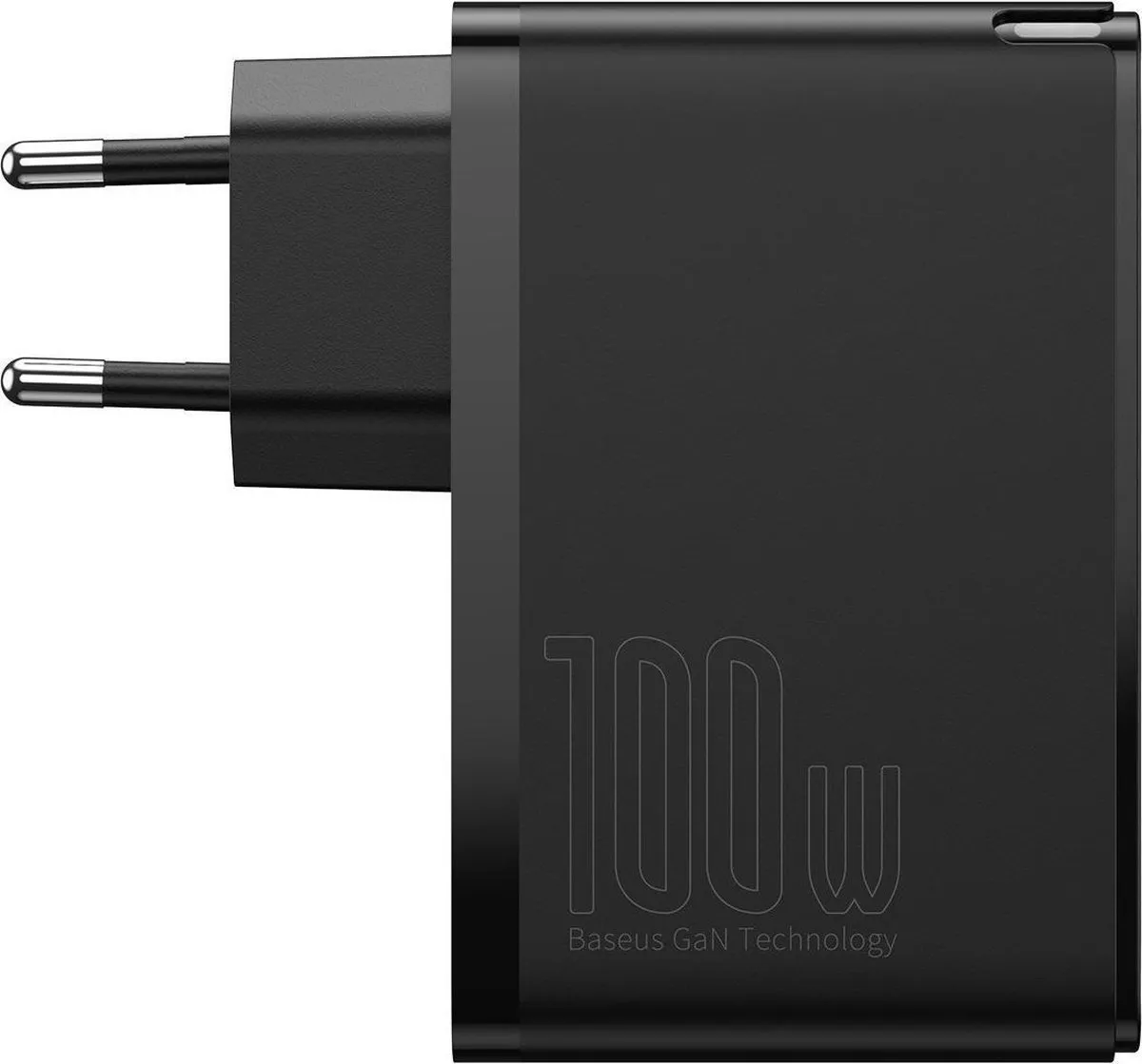 Baseus GaN2 Pro Oplader 100W - Zwart