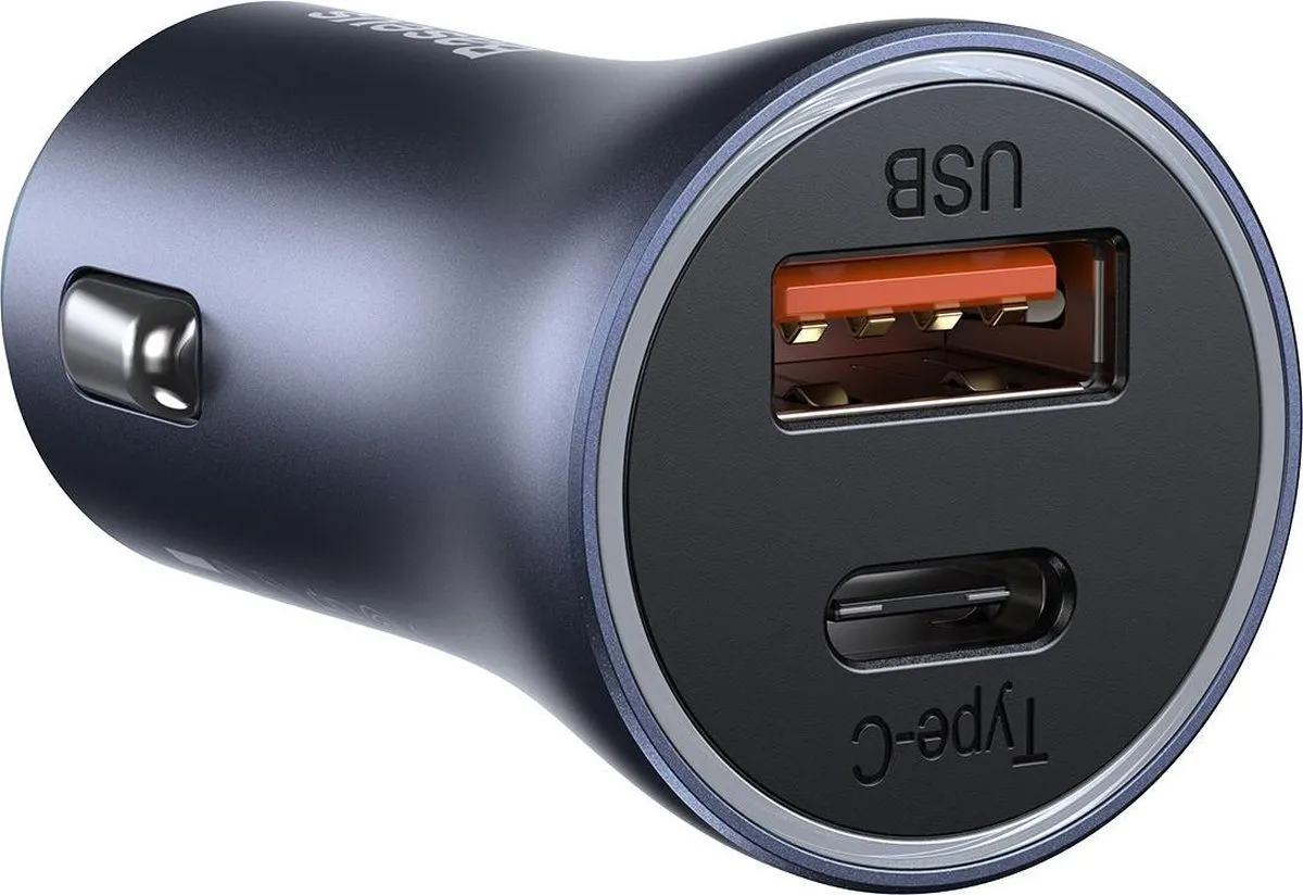 Baseus 40W Autolader USB-C & USB-A 2-in-1