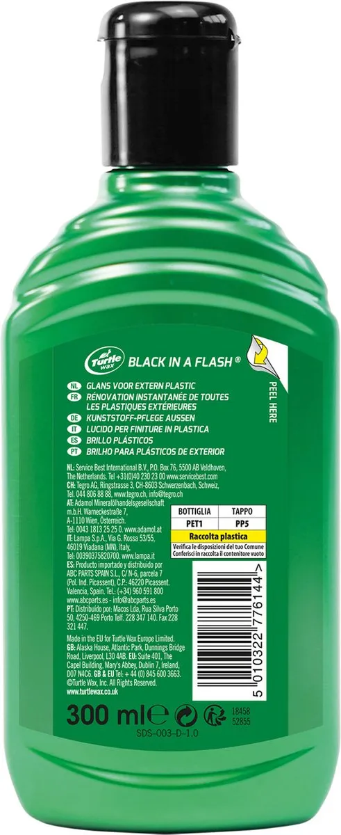 Turtle Wax GL Black in A Flash Exterieurreiniger 300ml