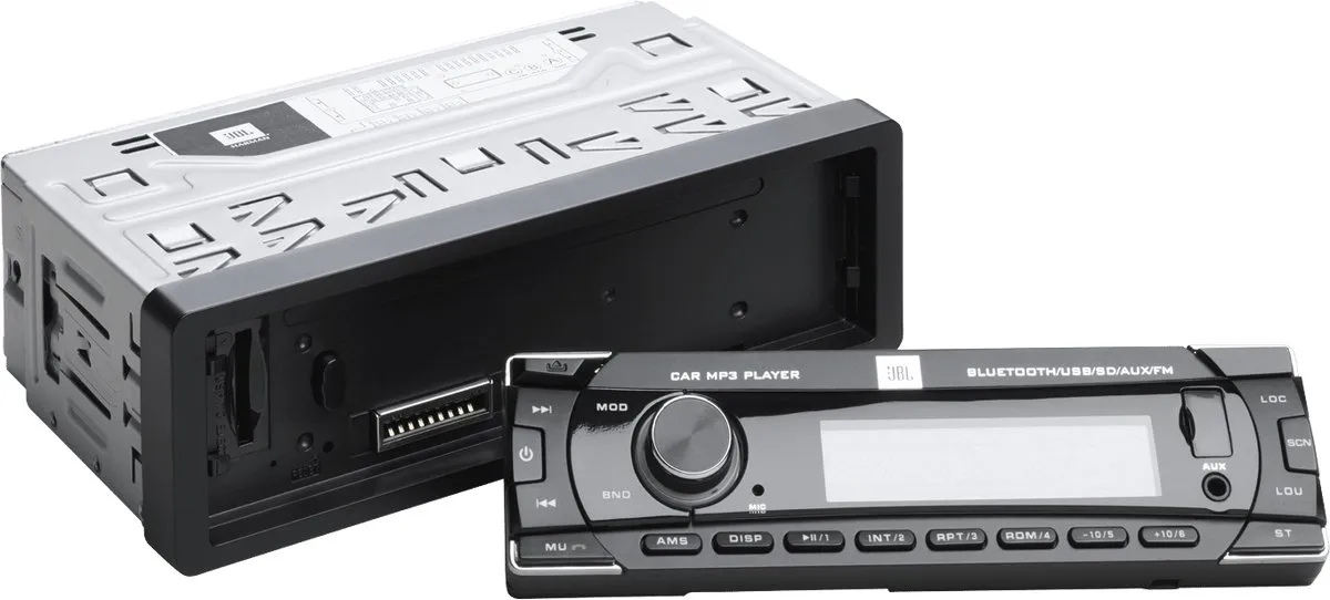 JBL Famous Pack 1 – Autoradio Celebrity100 + Stage1 62F Autospeakers– USB/SD/FM – 4×50 W + 400 W Pieken – Complete Car Audio Upgrade