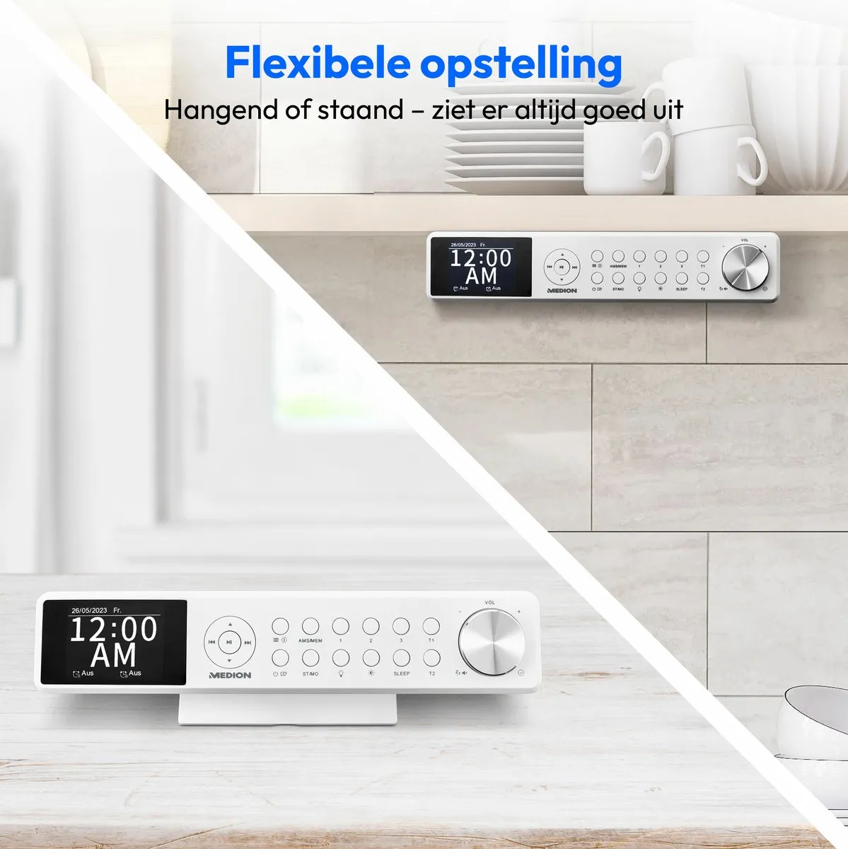 Medion MD43750 Keukenradio DAB+ wit - 6W - afbeelding 6 van 6