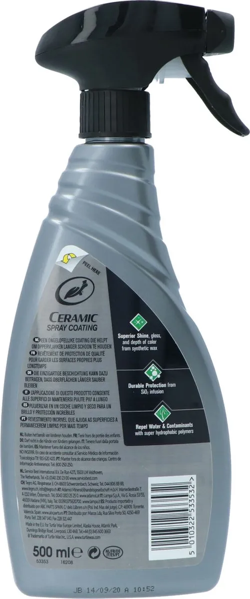 Turtle Wax HS Ceramic Wax 500ml