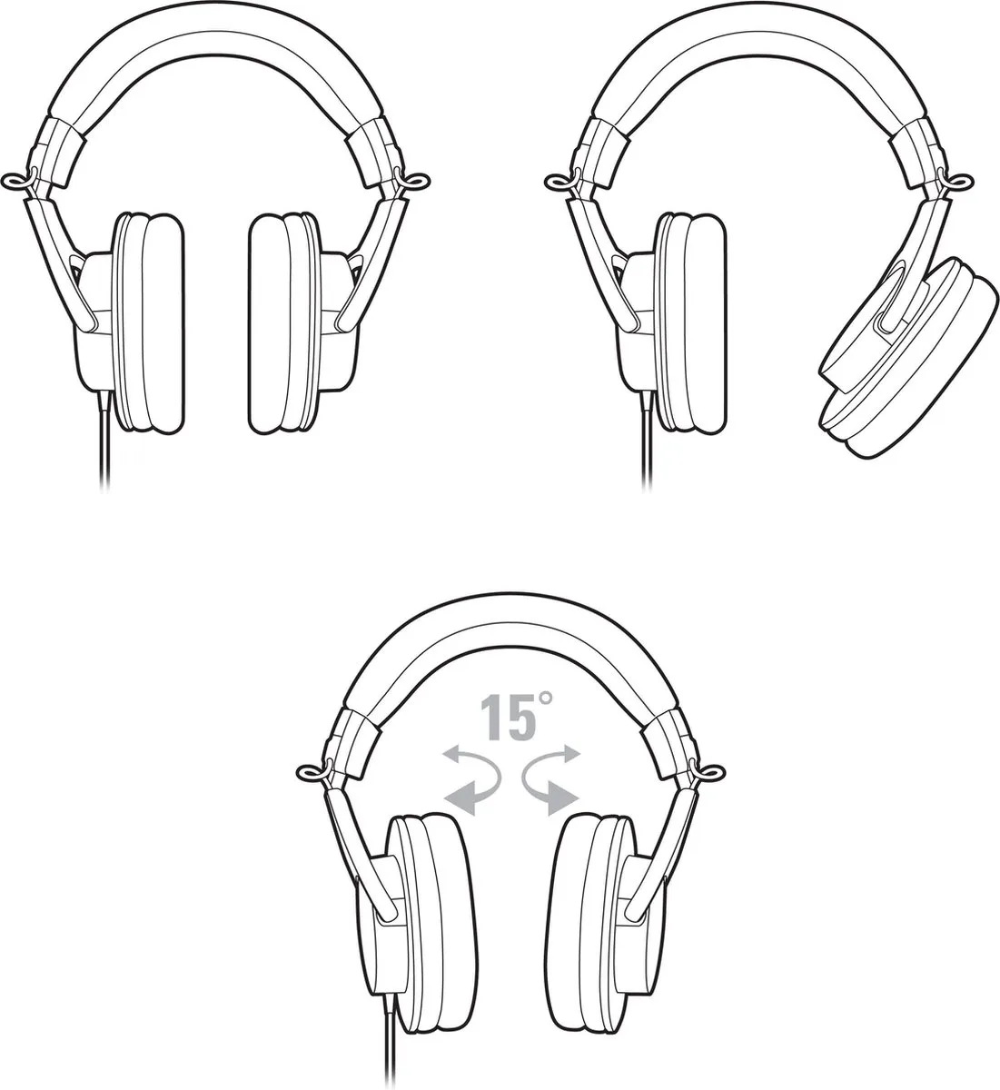 Audio-Technica ATH-M20X Gesloten Studiohoofdtelefoon