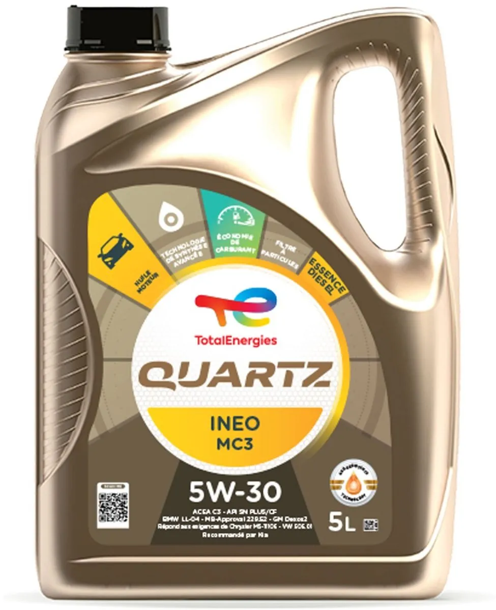 Total Quartz Ineo MC3 5W30 Motorolie 5L