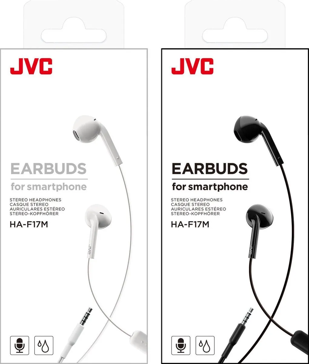 JVC HA-F17M Oordopjes - Wit - afbeelding 6 van 6