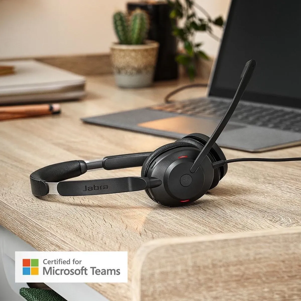 Jabra Evolve2 30 MS USB-A Headset - Black - afbeelding 6 van 6