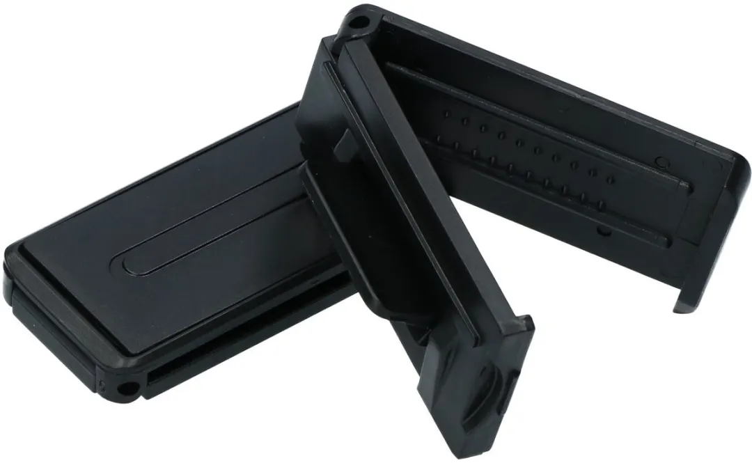 Carpoint Gordelklemset Type-T 65mm - 2 Stuks - Zwart