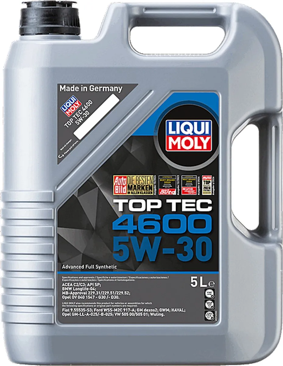 Liqui Moly Top Tec 4600 5W-30 Motorolie 5L