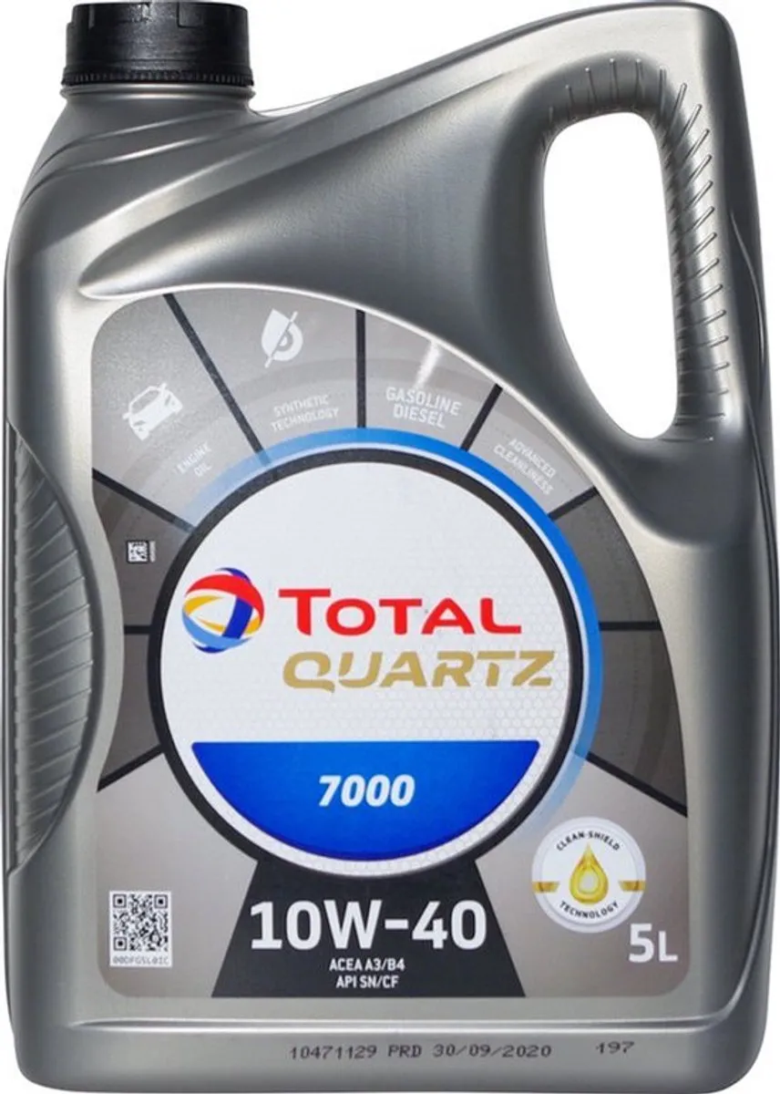 Total Quartz 7000 10W-40 Motorolie - 5L