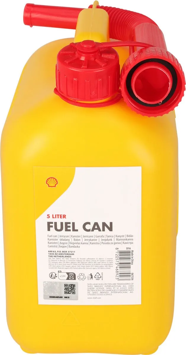 Shell Jerrycan 5L - Geel