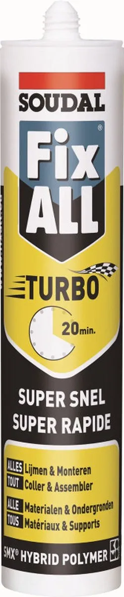 Soudal Fix ALL Turbo 290ml - Wit