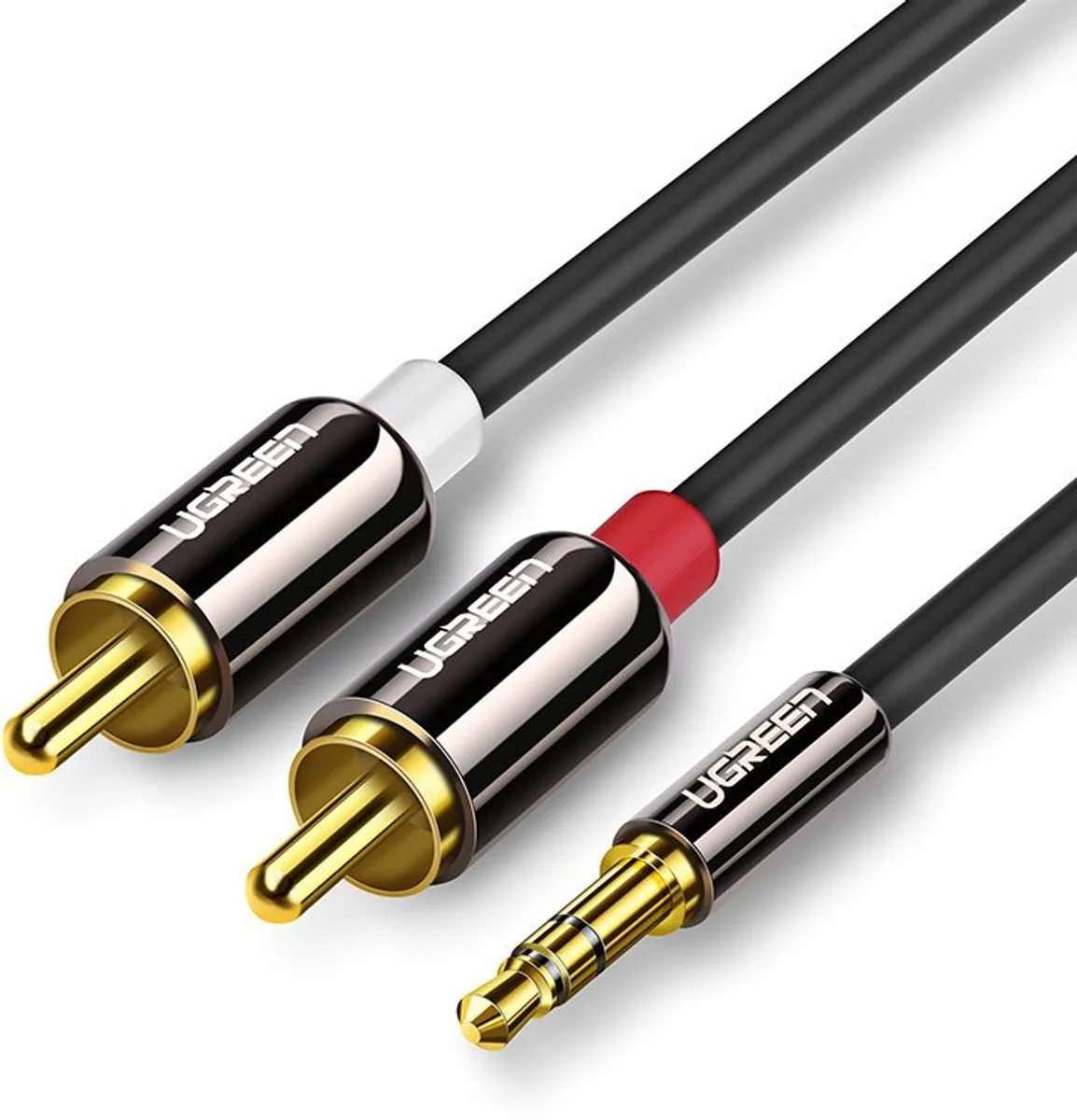 UGREEN 3,5mm Audiokabel 2RCA 2m