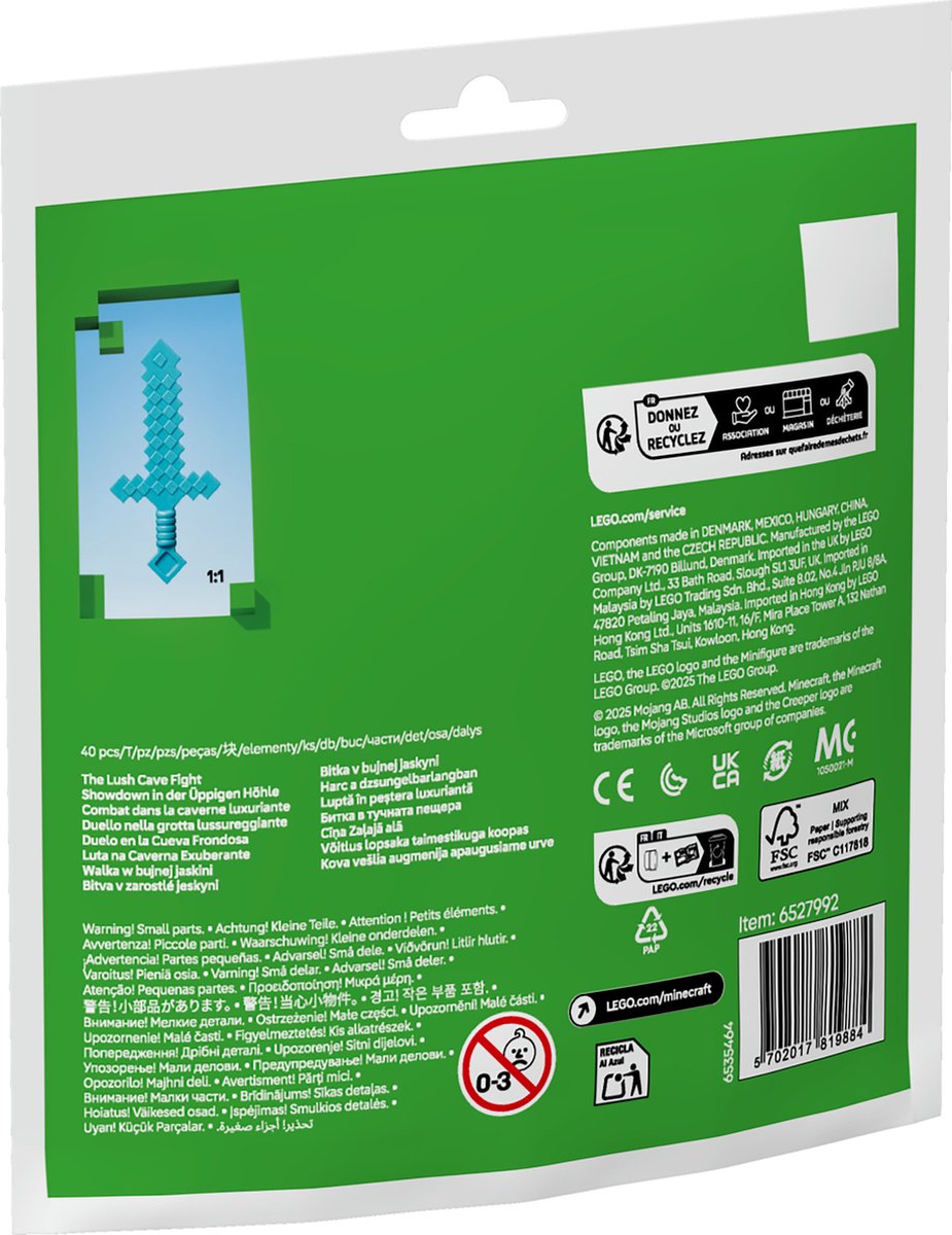 LEGO Minecraft 30705 - Duel bij de weelderige grot (polybag)