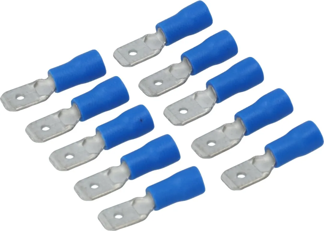Carpoint Kabelverbinders Blauw - 10 Stuks
