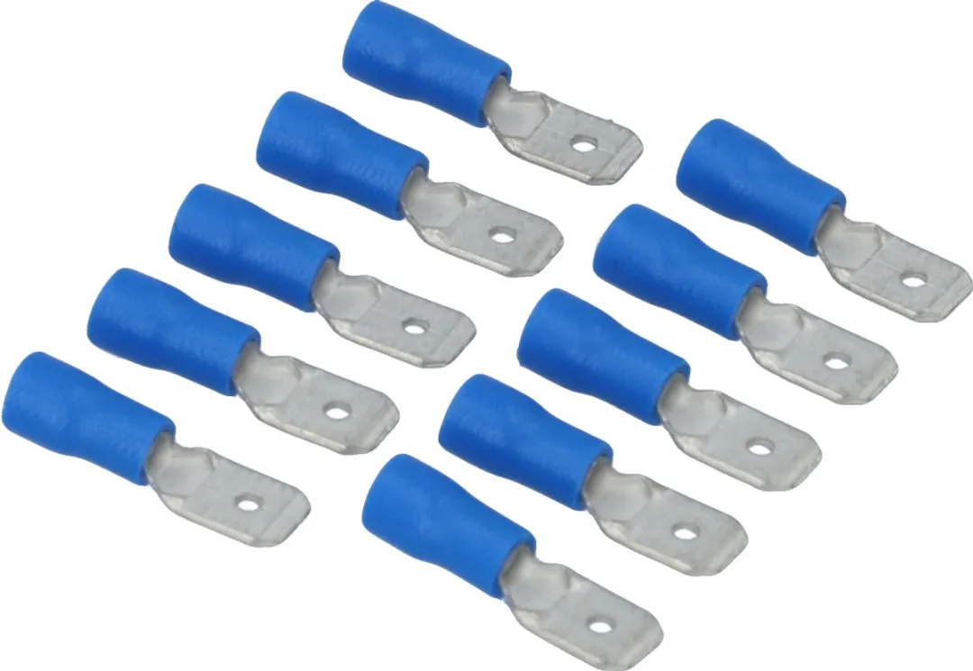 Carpoint Kabelverbinders Blauw - 10 Stuks