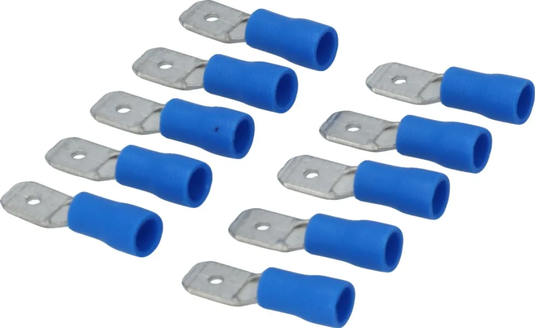 Carpoint Kabelverbinders Blauw - 10 Stuks