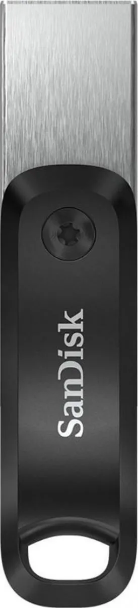SanDisk iXpand Flash Drive Go 64GB - USB-A 3.2 Gen 1 - Zwart/Zilver